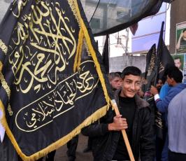  مسير لقادة الجهاد الإسلامي لمنازل عدد من الشهداء