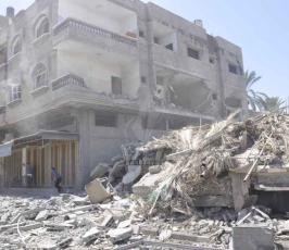 قصف منازل 2014