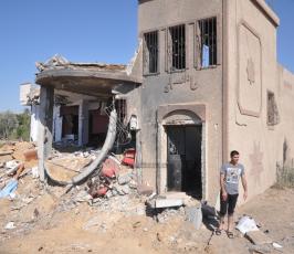 قصف منازل 2014