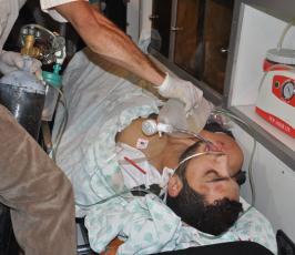 غزة تشيع جثمان شهيد متأثر بجراحه في مجزرة الشجاعية