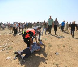 مليونية القدس في يوم القدس العالمي وذكرى النكسة 51 على حدود غزة1 ‫(41353773)‬ ‫‬.JPG