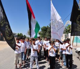 مخيمات بشائر الانتصار ترسم الفرحة على شفاه الأشبال الفلسطينيين