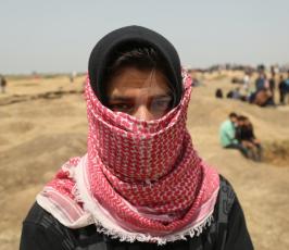 حرق العلم شرقي مدينة غزة ‫(42140163)‬ ‫‬.JPG
