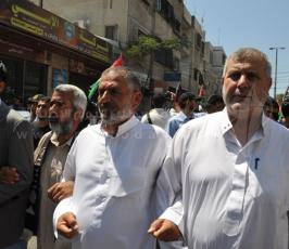 غزة: جماهير حاشدة تشارك بمسيرة يوم القدس العالمي