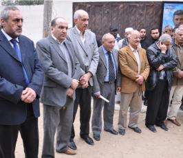 وقفة للفصائل الفلسطينية بغزة تنديداً بادراج نائب الأمين العام النخالة على لائحة الارهاب