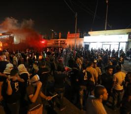 اصابات ومواجهات على حاجز قلنديا شمال القدس المحتلة