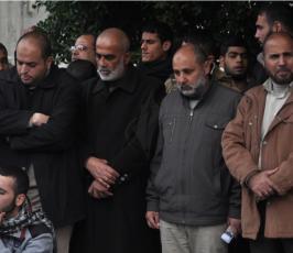وقفة للفصائل الفلسطينية بغزة تنديداً بادراج نائب الأمين العام النخالة على لائحة الارهاب