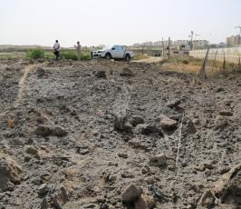  قصف موقع حطين التابع لسرايا لقدس  ‫(29980052)‬ ‫‬