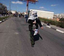 خاص فلسطين اليوم. إصابات ومواجهات أمام معتقل "عوفر" قرب رام الله