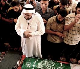غزة تودع شهداء العدوان الصهيوني على غزة