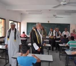 وفد من الجهاد الاسلامي والرابطة الاسلامية يزور قاعة امتحانات الثانوية العامة  ‫(40894978)‬ ‫‬