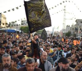 مهرجان الوفاء للشقاقي والشهداء في رفح