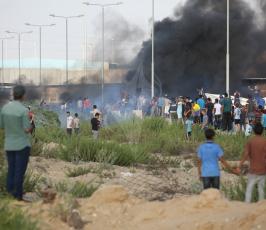 مواجهات حاجز بيت حانون ‫(43516421)‬ ‫‬.JPG