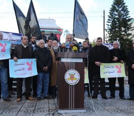 الجهاد تنظم وقفة احتجاجية ضد سياسة الاعتقال السياسى فى الضفة ‫(38273539)‬ ‫‬