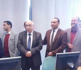 وفد الاعلاميين الفلسطينيين في زيارة لوكالة انباء الشرق الاوسط ‫(39191042)‬ ‫‬