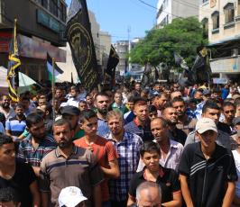مسيرة حاشدة لحركة الجهاد بغزة تطالب بإنهاء الانقسام وتحقيق الوحدة ‫(38404620)‬ ‫‬