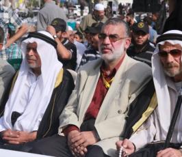 فصائل المقاومة تتوافد على ارض الكتيبة وتهنئ الجهاد الاسلامى بذكرى انطلاقتها