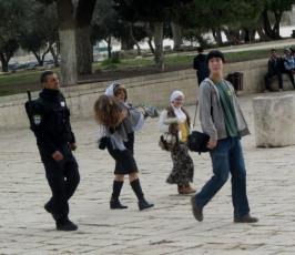 100 مجندة صهيونية يقتحمن المسجد الأقصى وينظمن مسيرة عسكرية بداخله