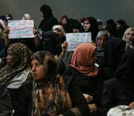 مهرجان تكريمى للمحررة  لينا الجربونى بغزة (3)