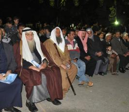 حركة الجهاد تنظم مهرجاناً لتكريم أهالى شهداء السماء الزرقاء بالوسطى