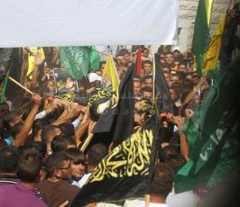 جماهير الجهاد الإسلامي تُشيع الشهيد القائد في سرايا القدس محمد عاصي