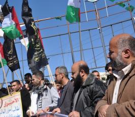 بالصور:الجهاد تنظم وقفة دعم للاسرى ورفضا للاعتقال السياسى في الضفة الغربية