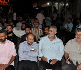 حفل بذكرى الاسراء والمعراج نظمته حركة الجهاد على امام الصليب الاحمر بغزة