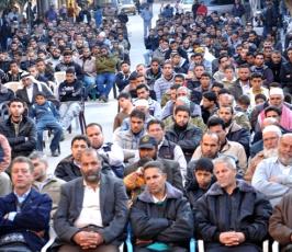 مهرجان حاشد لحركة الجهاد احتفالاً بمعركة بشائر الانتصار بالوسطى