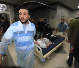 اصابات ومواجهات على حاجز قلنديا شمال القدس المحتلة