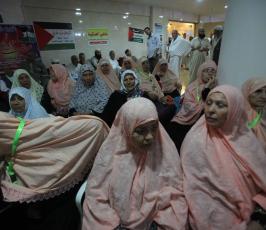 وزير الاوقاف وبعثة الحج يتفقدون الحجاج الفلسطينيين في مكة في اجواء وحدوية