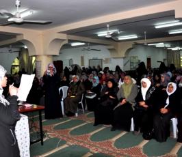 الرابطة الإسلامية تنظم ندوة سياسية بمسجد ارض الرباط بغزة