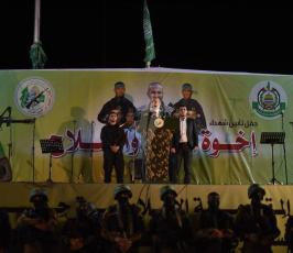 حفل تأبين الشهيدين مصباح شبير ومحمد الأغا في خان يونس  (9)