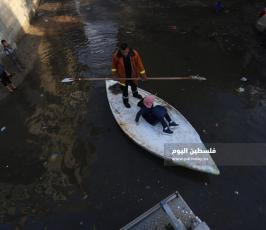 غزارة الأمطار تغرق شوارع كبيرة في بيت لاهيا (5).jpg