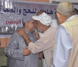  وزير الاوقاف ولجنة الحج يتفقدون حجاج غزة في مكة المكرمة‏
