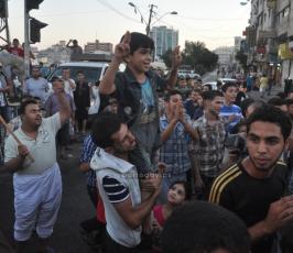 فرحة الشارع في غزة بوقف النار
