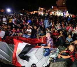  مباراة مصر والكونجو في ميادين غزة ‫(40698385)‬ ‫‬ ‫‬