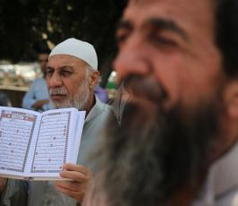 الجهاد بغزة تنظم وقفة إسناد للمرابطين في الأقصى ‫(30597523)‬ ‫‬