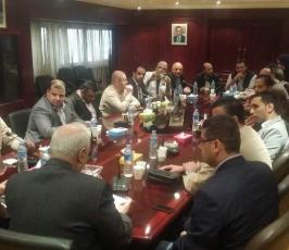 وفد الاعلاميين الفلسطينيين في زيارة لوكالة انباء الشرق الاوسط ‫(39191042)‬ ‫‬