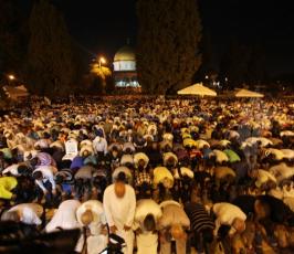 ليلة القدر في المسجد الأقصى المبارك