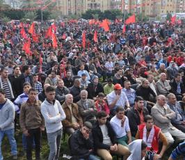 الجبهة الشعبية تحتفل في ذكرى انطلاقتها الـ46 في غزة