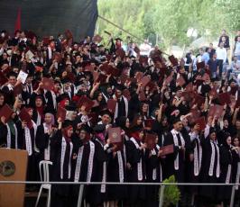 حفل التخرج السنوي الثامن والثلاثون في جامعة بيرزيت