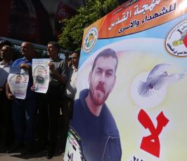 #وقفة تضامن مع الاسرى المضربين عن الطعام فى سجون الاحلال (9)