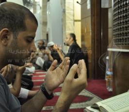 ليلة القدر في مساجد غزة