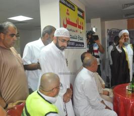  وزير الاوقاف ولجنة الحج يتفقدون حجاج غزة في مكة المكرمة‏