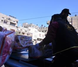 الجهاد لليوم الثالث تواصل "حملة مودة "لمساعدة العائلات المنكوبة بغزة