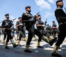 الداخلية في غزة تخرج فوج الوحدة  ‫(29273998)‬ ‫‬
