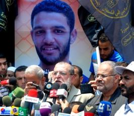 الجهاد الاسلامى يعقد مؤتمر صحفى بمناسبة الافراج عن السرسك
