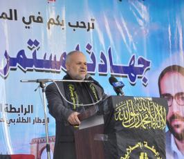الرابطة الإسلامية تواصل سلسلة فعالياتها في ذكرى استشهاد الدكتور فتحي الشقاقي في محافظات قطاع غزة ‫(39518723)‬ ‫‬