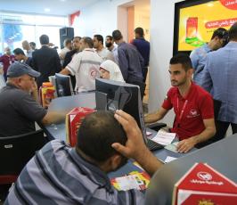 افتتاح مقر شركة الوطنية موبايل في مدينة غزة ‫(38994462)‬ ‫‬