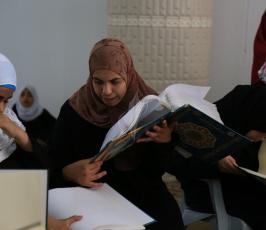 مخيمات تحفيظ القرآن للمكفوفين في غزة ‫(31290776)‬ ‫‬